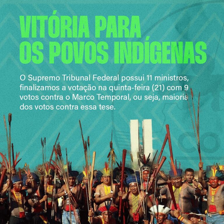 THE MARCO TEMPORAL IS UNCONSTITUTIONAL: LAND IS LIFE CONGRATULATES BRAZIL’S INDIGENOUS PEOPLES ON A CRUCIAL VICTORY